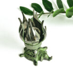 namu-dekoras-žalvariniai-indai-žalvarinė-žvakide-lotus-gele-dramblys