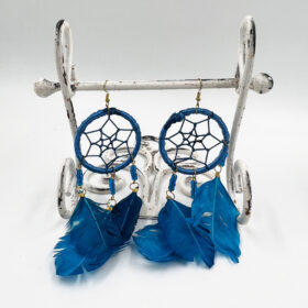 papuosalai-is-indijos-auskarai-auskarai-su-sapnu-gaudykle-melyna