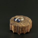 Žalvarinis žiedas su kristalu - Image 8