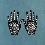 Chna laikinų tatuiruočių dažų trafaretas