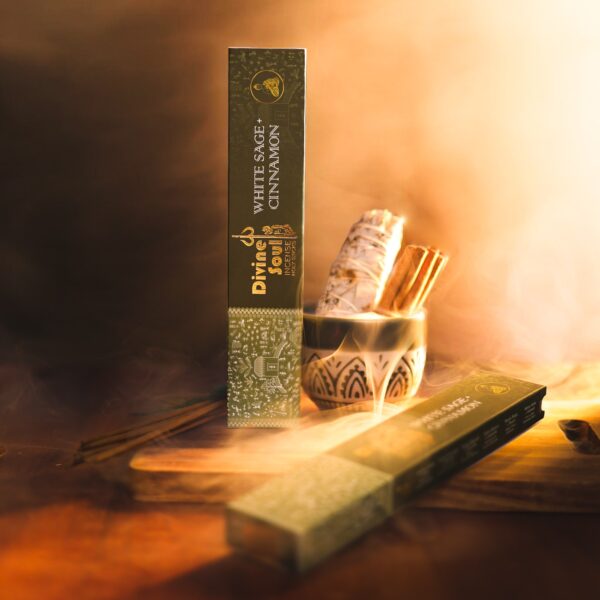 indiski-kvapai-smilkalai-divine-soul-white-sage-cinnamon-smilkalai