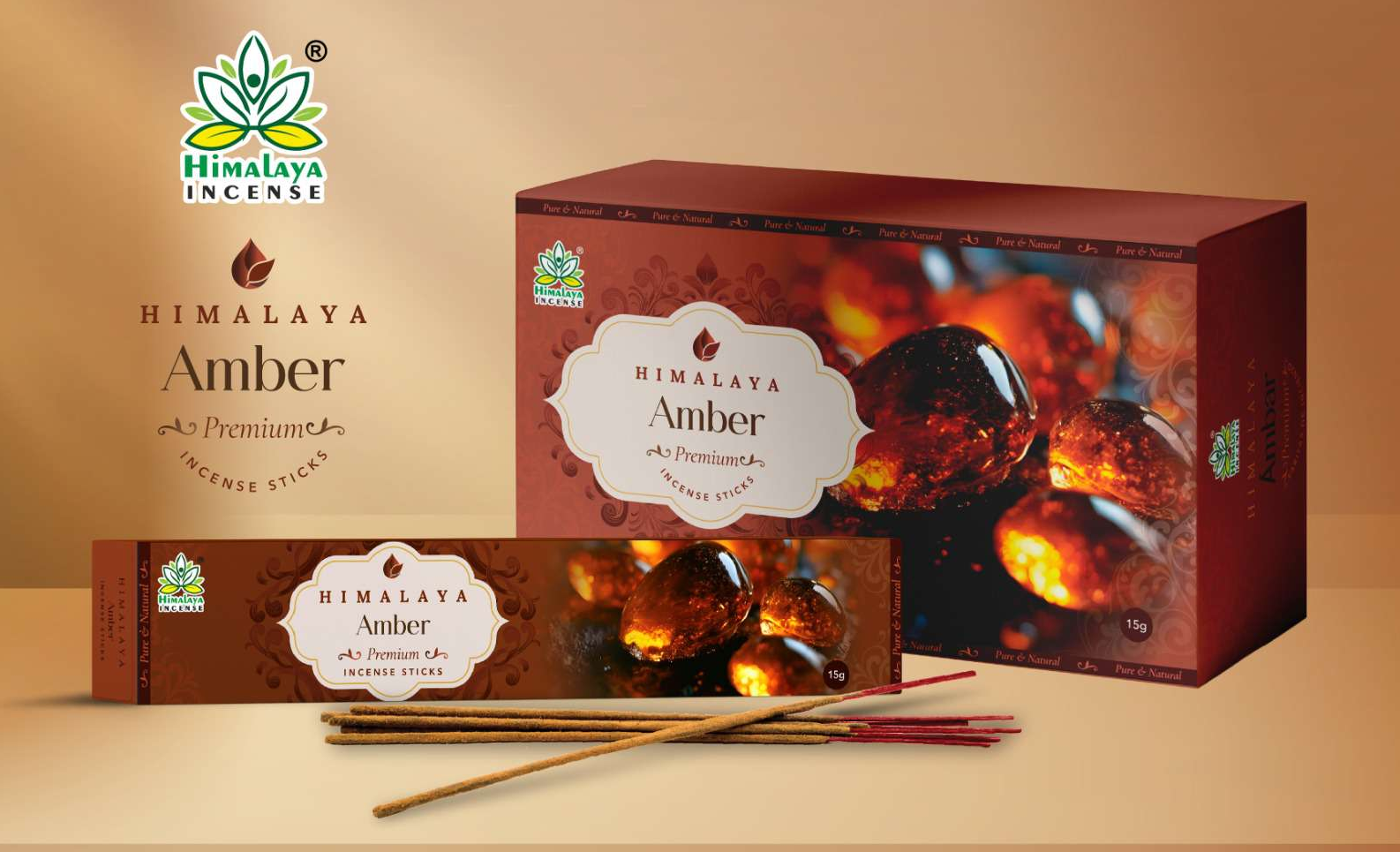 Himalaya Amber Smilkalai indiski-kvapai-smilkalai-himalaya-amber-smilkalai