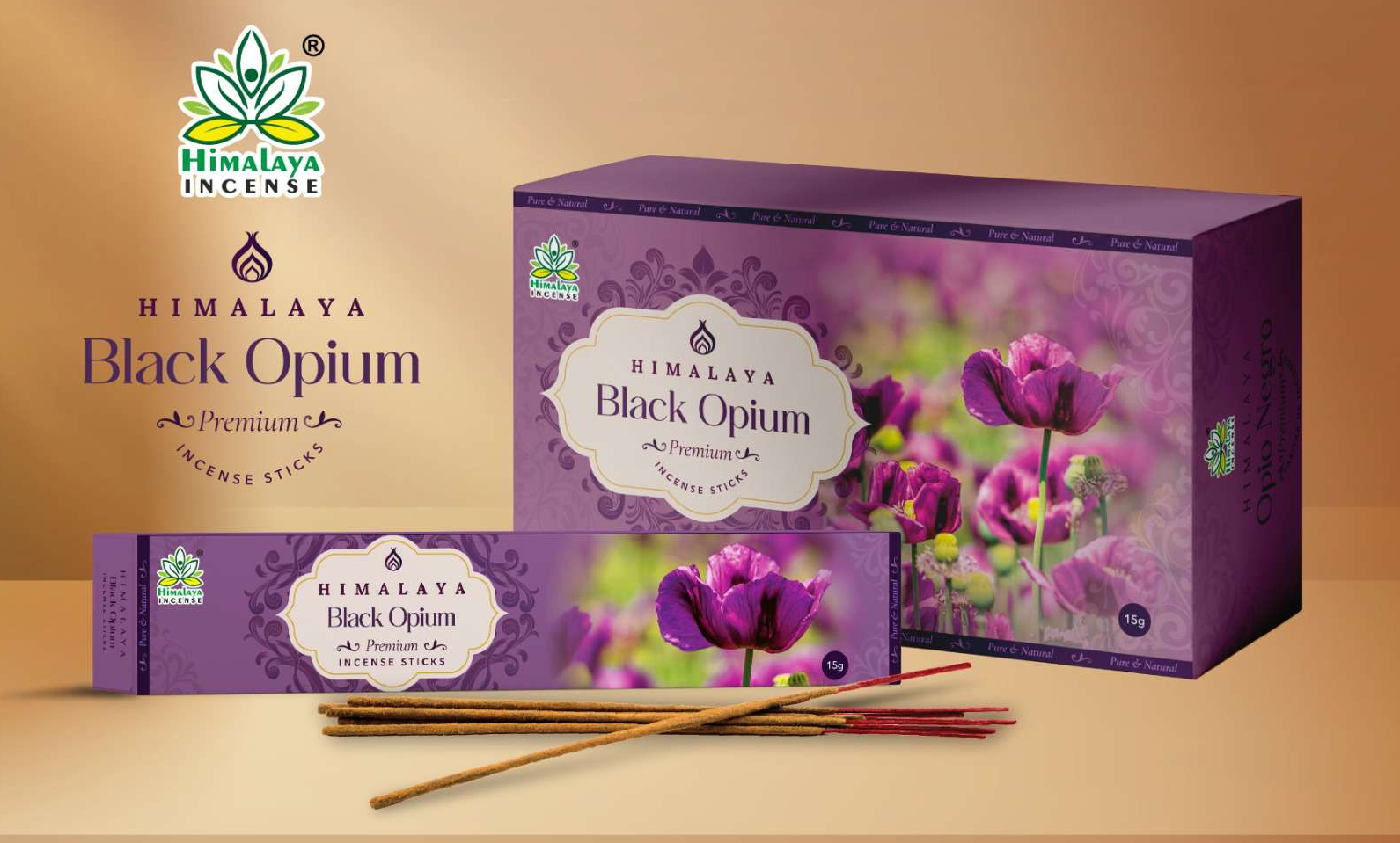 Himalaya Black Opium Smilkalai indiski-kvapai-smilkalai-himalaya-black-opium-smilkalai